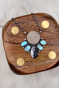 Golden hills and White Buffalo Nickel