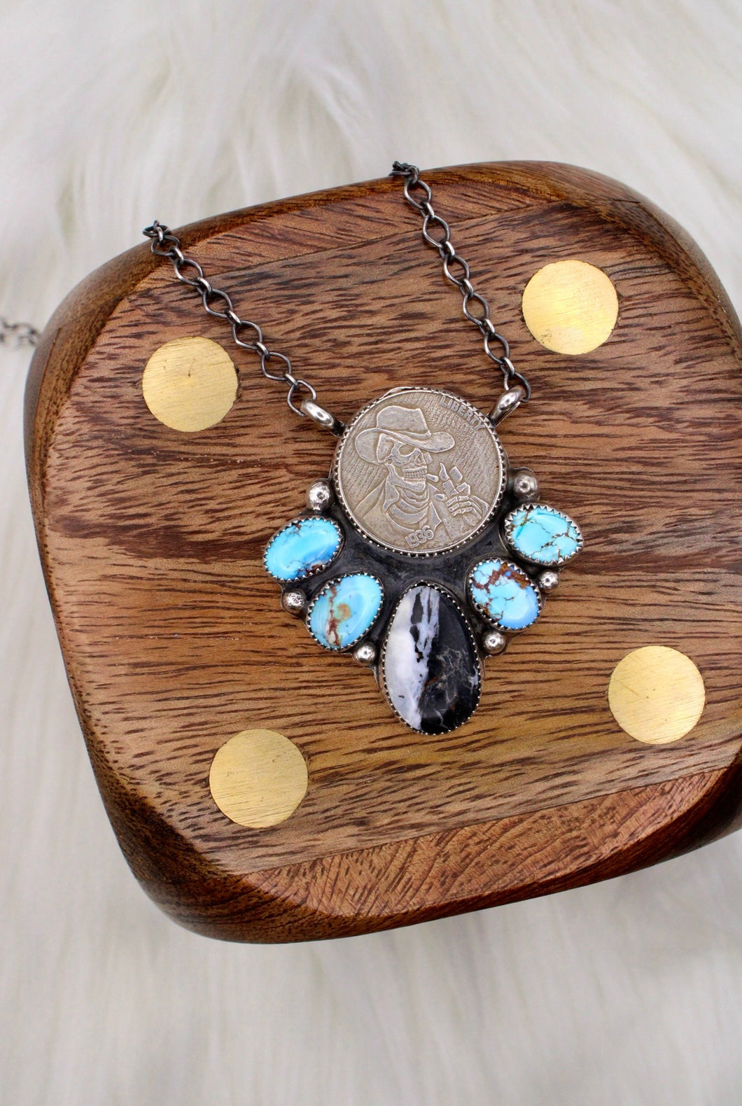 Golden hills and White Buffalo Nickel