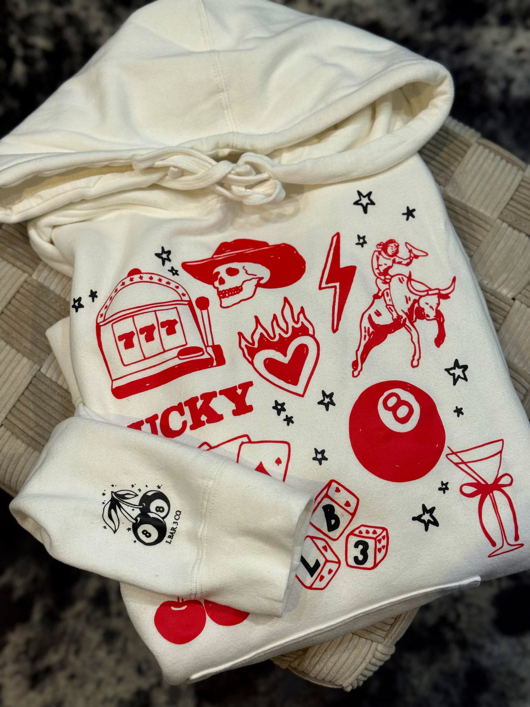 Lucky Hoodie White