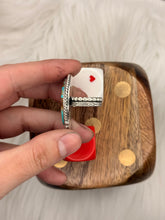 Load image into Gallery viewer, Kingman Heart Ring (Size 7.75)
