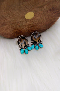 Animal Print Studs