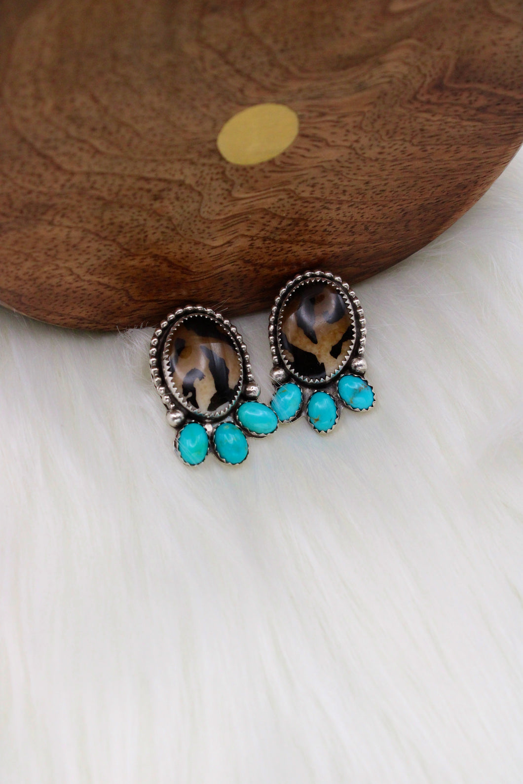 Animal Print Studs