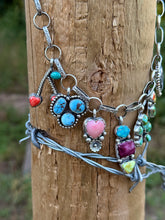 Load image into Gallery viewer, Mixed Stone Charm Necklace
