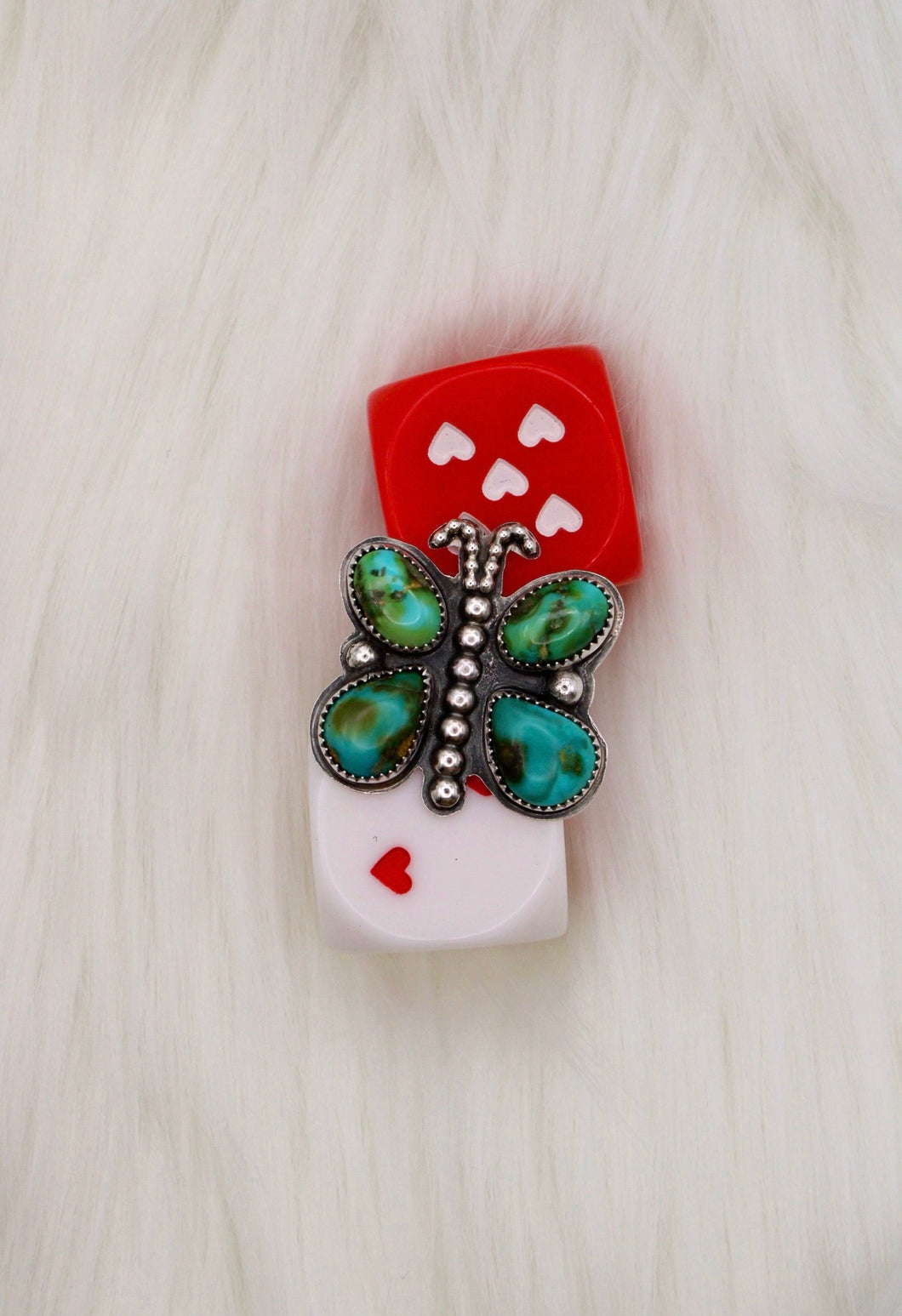 Sonoran Gold Butterfly Ring (adjustable out to size 9)