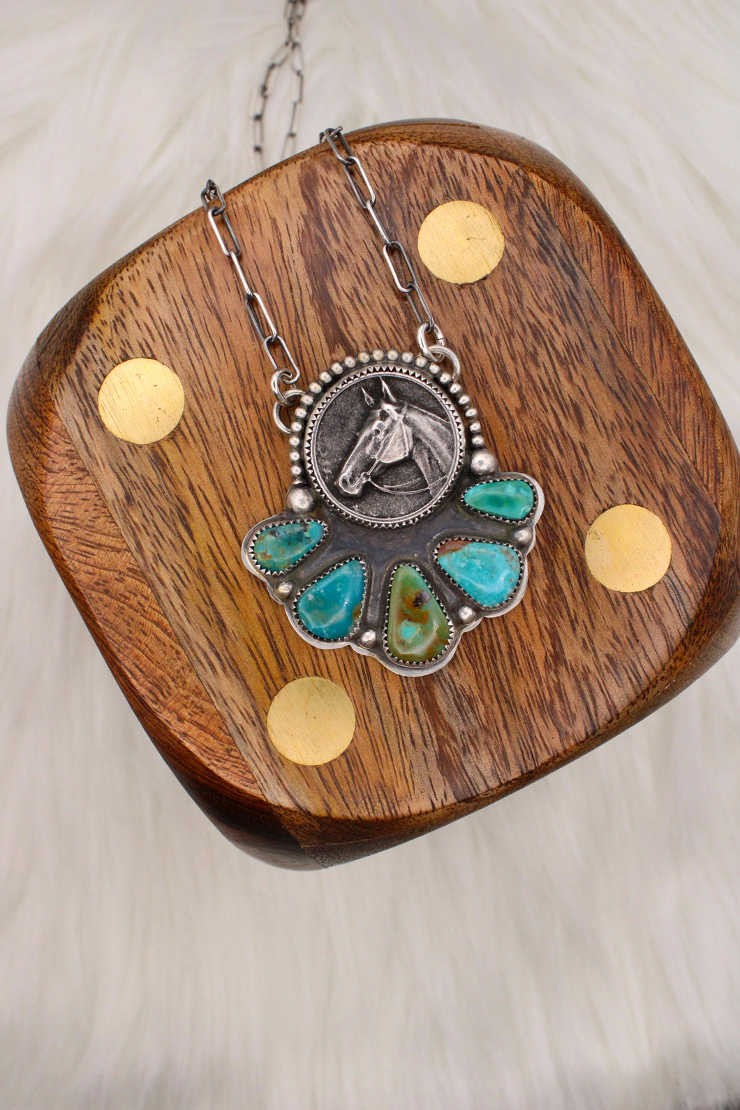 Horse Coin Necklace