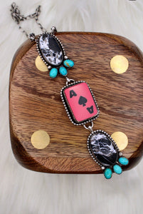 Pink Ace Lariat