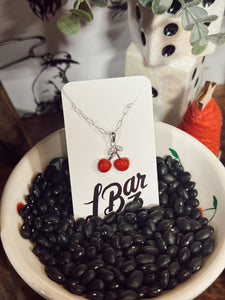 Red Cherry Necklace