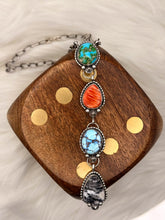 Load image into Gallery viewer, Mixed Stone Lariat Necklace
