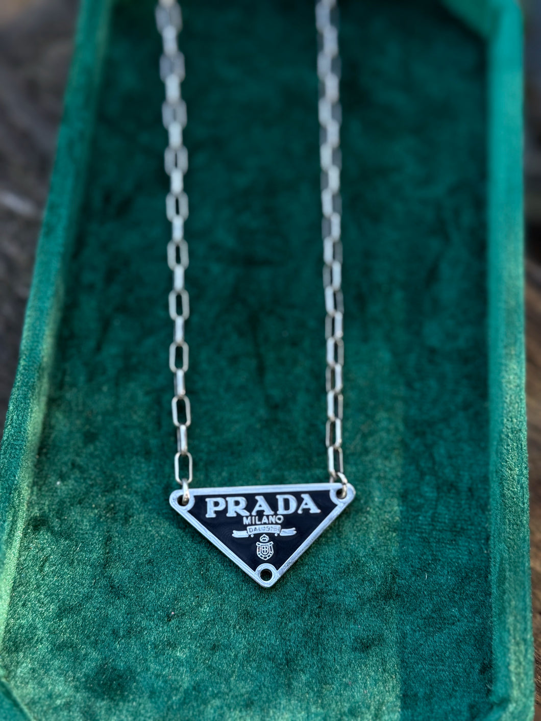 Prada Upcycled Pendant Necklace