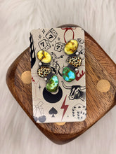 Load image into Gallery viewer, Palomino + Sonoran Mountain + Leopard Studs
