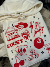 Load image into Gallery viewer, Lucky Hoodie White
