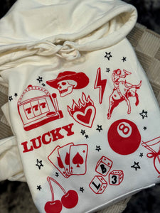Lucky Hoodie White