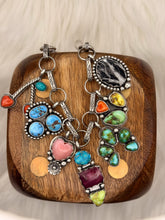 Load image into Gallery viewer, Mixed Stone Charm Necklace
