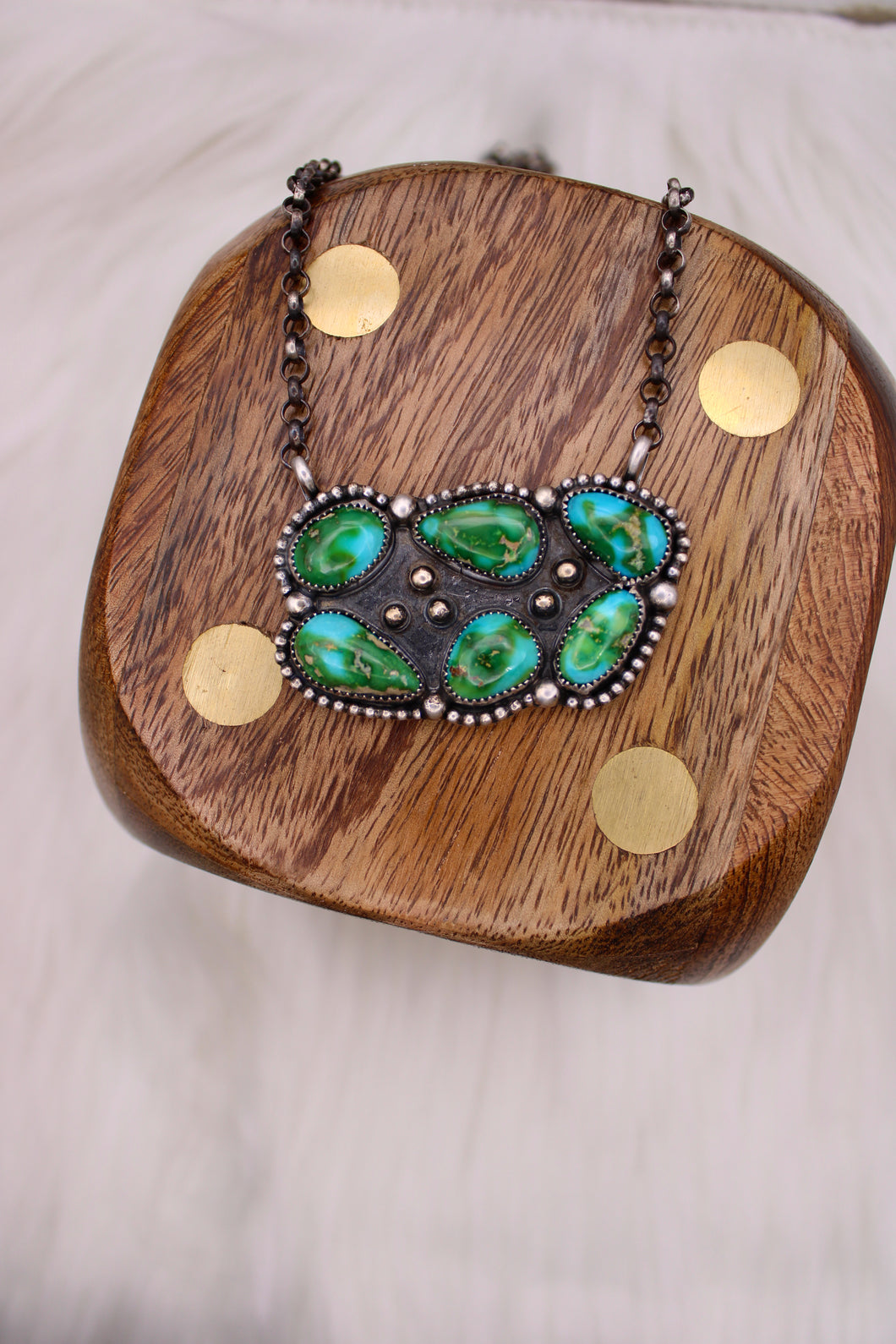 Sonoran Gold Cluster Necklace