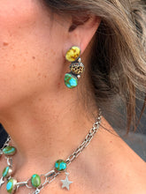Load image into Gallery viewer, Palomino + Sonoran Mountain + Leopard Studs
