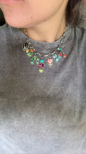 Load image into Gallery viewer, Mixed Stone Charm Necklace
