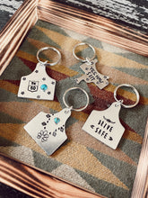 Load image into Gallery viewer, Custom Ear Tag Keychain
