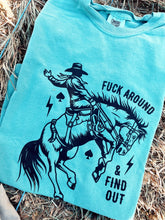 Load image into Gallery viewer, Turquoise FAFO Tee
