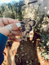 Load image into Gallery viewer, Vintage Cowgirl Sticker
