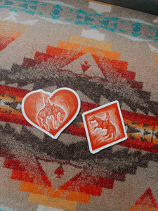 Heart & Diamond Suit Stickers