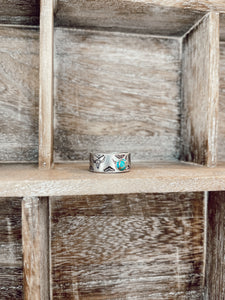 Turquoise Longhorn Ring